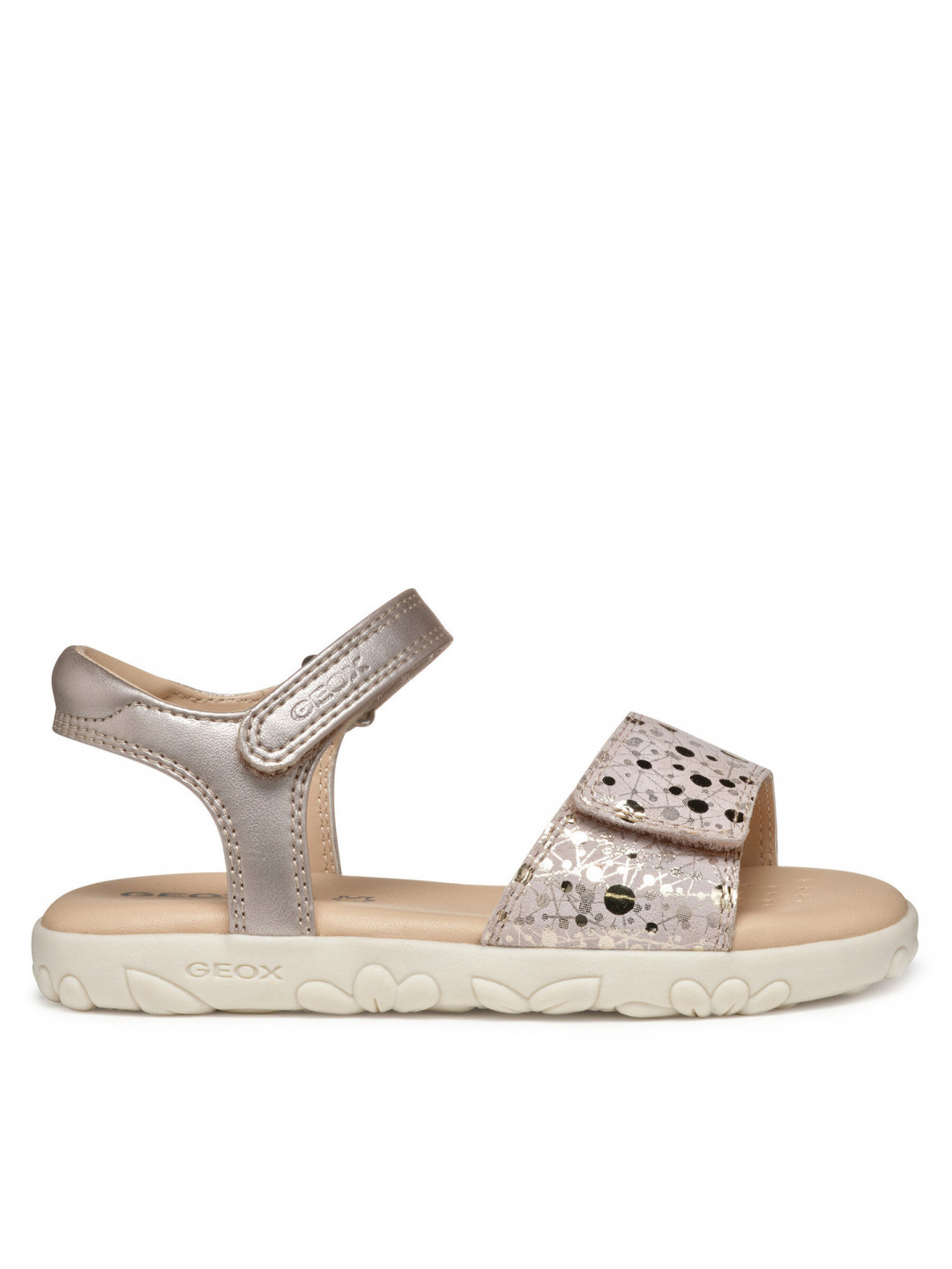 Sandály Geox J Haiti J028ZA 007NF C8W2U S Růžová